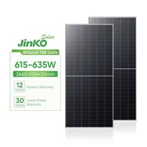 Highly Jinko Tiger Neo N-Type 78HL4-BDV 615-635W Bifacial Solar Panel With Dual