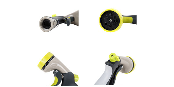 Garden Water Spray Nozzles Shock Resistant , Multi Pattern Hose Nozzle