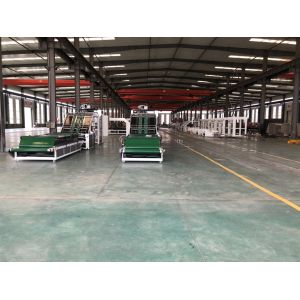 Automatic Corrugated Sheet Pasting Machine PLC Control Double Servo Motors