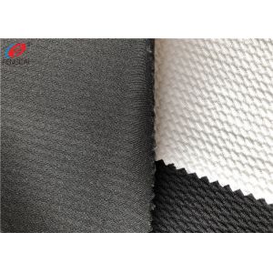Stretch Jacquard Design Polyester Spandex Fabric , Knitted Bullet Fabric