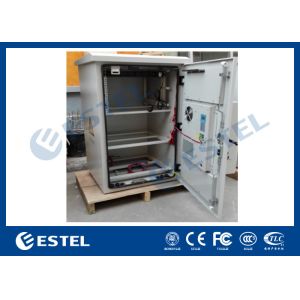 Pole Mounted Outdoor Power Cabinet , Telecom Equipment Cabinet With DC Air