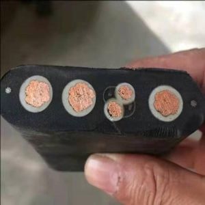 EPR Insulation, SE4 Jacket Rubber Flat Flexible Traveling Cable YZWB
