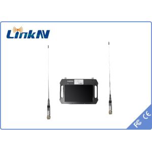 Cheap Handheld COFDM Video Receiver FHD 1080P CVBS NTSC PAL with Display and Battery for sale