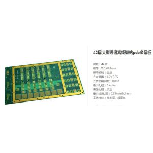 42 layers of high frequency mixed pressure High Frequency PCB printed circuit
