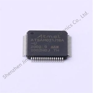 Cheap ATSAMD21J18A-AUT ARM Microcontroller - MCU 256KB 32KB 64TQFP GRN1.6-3.6V48MHz for sale