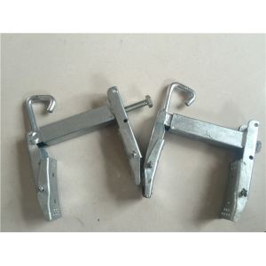 Hot Dip Galvanized Steel Wire Clamp / Cable Clamp With Custom Various Size