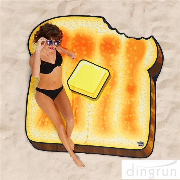 Funny Oversized Special Shaped Beach Towel Ulta Soft Microfiber Towel