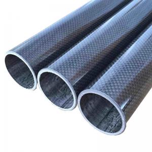 Cheap Nonmagnetic Electromagnetic 100% 3K Carbon Fibre Tube Good Flexibility for sale