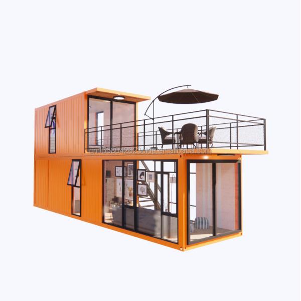 Hotel Prefab Modular Steel Container Homes Sentry Box Mobile Container House 20ft 40ft