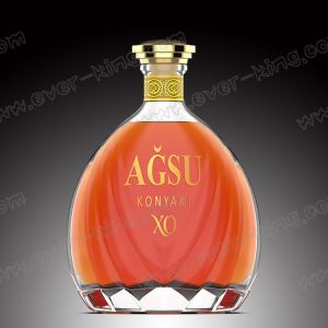 Custom Design Glass Wine Bottle 750ml For Liquor Alcohol Drinking