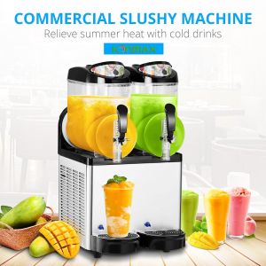 China Commercial Slash Slush Granita Machine Frozen Drinks Ice Cream Sorbet Granita Slush Puppy Slush Maker Machine on sale