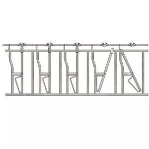 Galvanized Custom Cattle Dairy Headlocks Farming Equipment cattle feeder