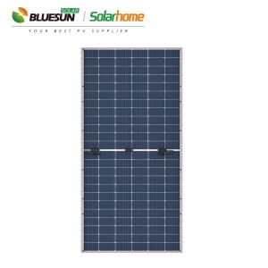 Bluesun Bifacial Half Cells 210mm Panel Solar 545w 550w 555w Panel Solar Panels