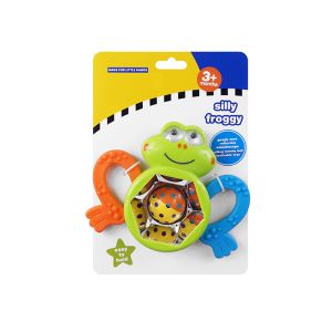 Food Grade Plastic Rattle Toys For Infants , Baby Teethers And Soothers