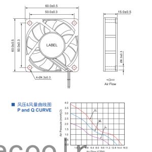Multipurpose PBT Server Cooling Fan , Moistureproof Brushless Fan 5V