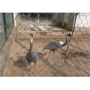 Pliability 7x7 Aviary Wire Mesh SUS 316 Stainless Steel Cable Webnet 30x30mm