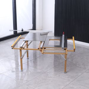 Light Duty Rail Dust Free Sliding Table Saw Push Pull Folding Table Saw