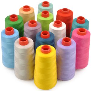 40/2 Polyester Sewing Threads for Sewing Supplies White Spun Sew Polyester