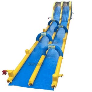 Cheap Customized PVC Summer Pool Dual Water Slides for Adult Inflatable Backyard Fun for sale