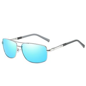 Driving Metal Frame Polarized Sunglasses 152MM UV400 Protection