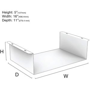 Under Mount Desk Storage Shelf Under Desk Drawer Space Saving Desk Storage Box