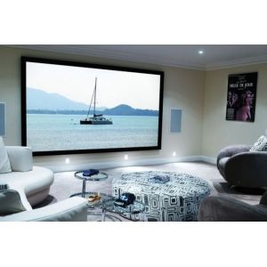 Home Cinema 150" Wall Mount Fixed Frame Projector Screen With HD Matte White