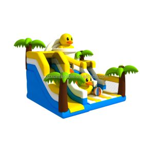 New Custom Commercial Classic Yellow Duck Pvc Multicolor Big Outdoor Bounce Dry