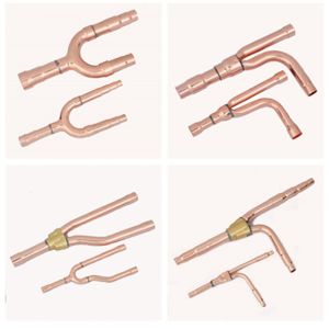 R407C Branch Pipe Heat Exchanger Components Durable For VRV