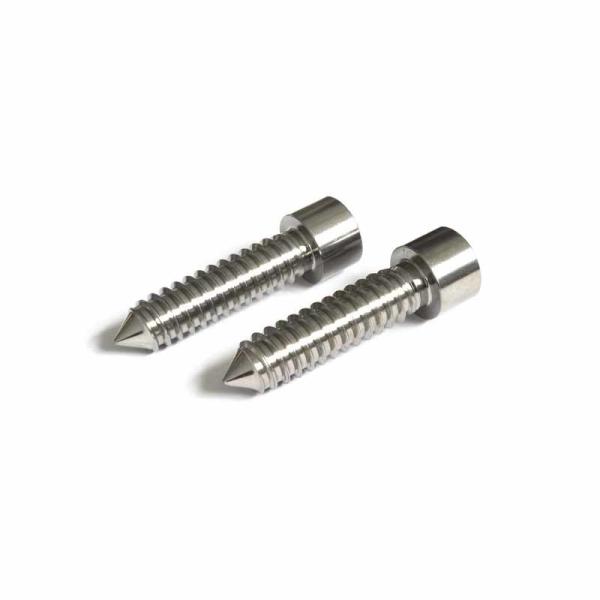 Quality Size M16 ASTM GR5 Self Tapping Titanium Screw Bolts 65mm Length wholesale