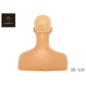 Meticulous Makeup Mannequin Display Head With Shoulders 36cm width