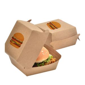 Eco Friendly Kraft Paper Takeaway Box Biodegradable Take Out Containers