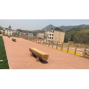 Customized Durable WPC Composite Decking For Pools And Gardens