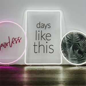 Nordic Style LED Acrylic Decorative Lamp Board Studio Decorative lights Message