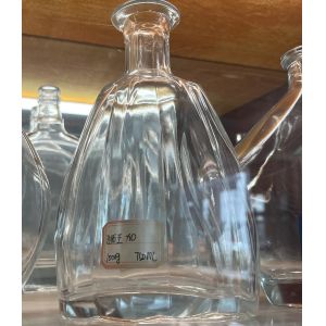 200ml 500ml 750ml 1000Ml Glass Bottles With Cork for Brandy Rum Tequila Spirit