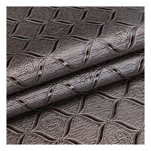 Spot Wholesale Pvc Bright Geometric Pattern Artificial Synthetic Leather