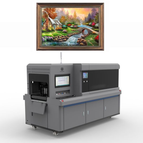 Ink Capacity 5L Per Color UV Inkjet Single Pass Printer integrated with LED UV