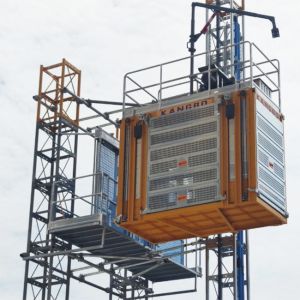 Construction Sit Hoist SC200 FIC-07 Intelligent Control Lift Rack And Pinion