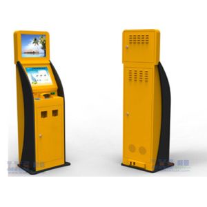 Infrared / SAW Touch Screen ATM Kiosk With Webcam Payment Terminal Cash Machine