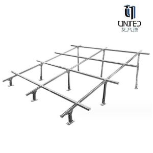 Ground Solar Mounting Structures Adjustable Tilt Angle Corrosion Resistant