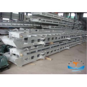 4-23m Aluminium Boat Ladders , Floating Dock Ladders For Cargo Hold Inclined