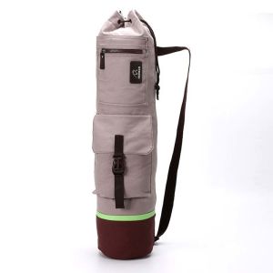 Large Capacity Yoga Mat Carry Bag Carrier Durable Canvas Cotton Yoga Pilates