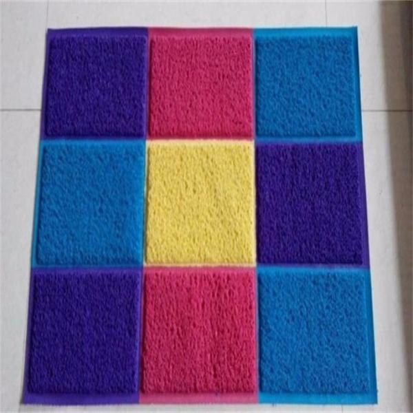 Quality Anti - Slip Coir Entrance Matting / Front Door Rugs Patchwork Pattern wholesale