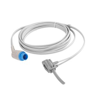 Stable Soft Patient Monitor Spo2 Sensor , Length 3m Pulse Oximeter Wire