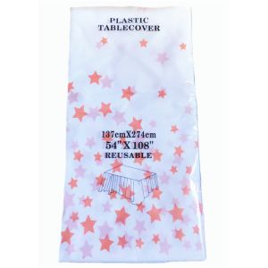 Pantone PEVA Recyclable Table Cloth Waterproof Oilproof Table Covers