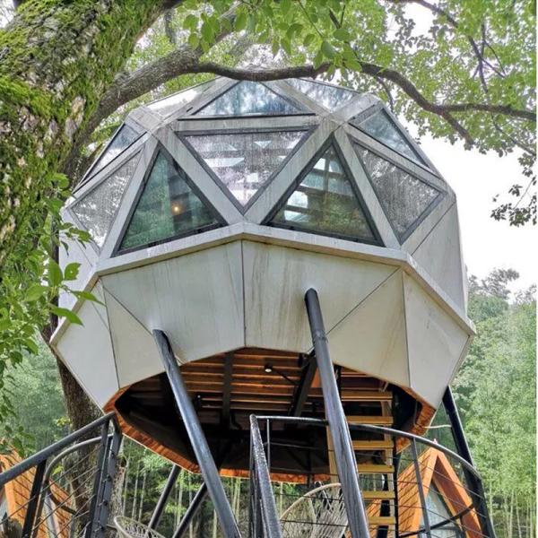 Light Gauge Steel Structure Dome Home Prefab Garden Studio Tree House