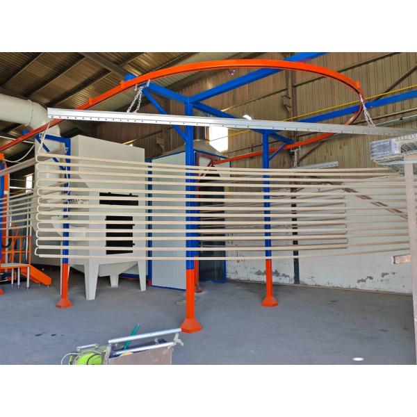 Quality Jordan Horizontal With Full-automatic Advanced Spraying Gun Surface Treatment Equipment For Power Supply Powder Coating Line wholesale