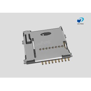 SD Card Connectors, Secure Digital Compatible Card, 9 Position, Surface Mount,