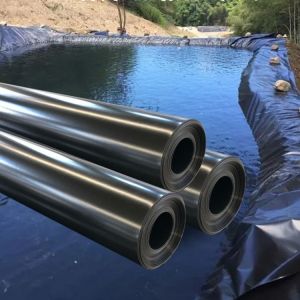 Cheap Smooth Surface HDPE Geomembrane for Landfill Sites Length 50m-100m/roll as Request for sale
