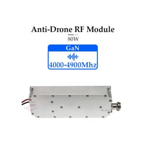 80W GaN Anti-Drone Module 4000–4900MHz | High-Power DJI FPV & UAV Signal Jammer | Long-Range Drone Defense, Compact Design, Efficient Heat Dissipation for Anti-Drone Systems