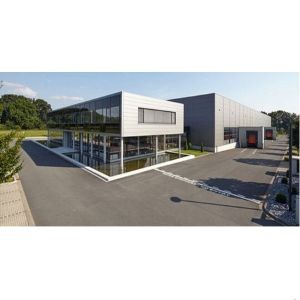 Galvanized Wide Span Steel Buildings Punching Steel Frame Structure Q235